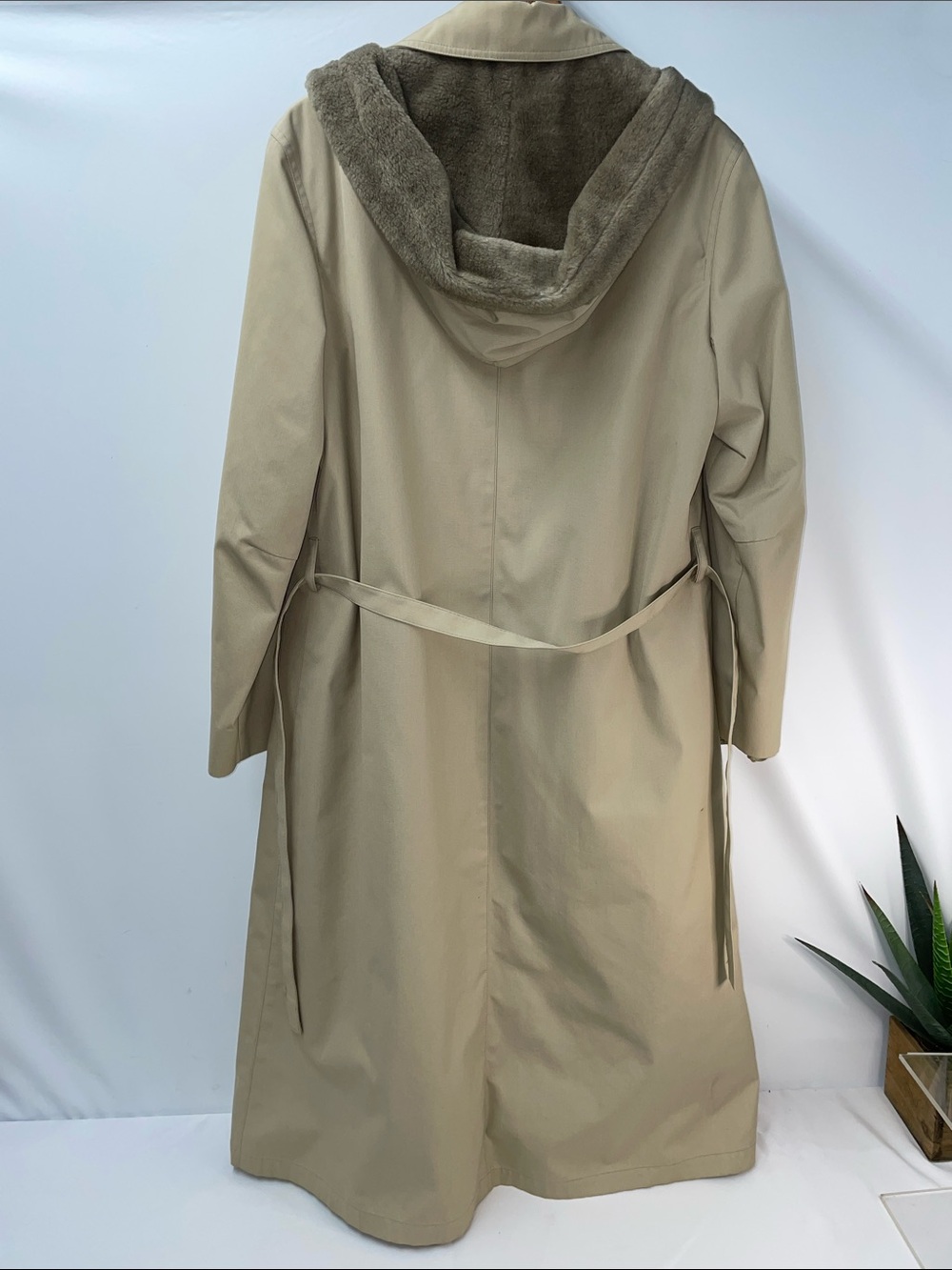 LONDON FOG WOMENS TRENCH COAT REMOVABLE LINING AND HOOD FTL-07-021 - Picture 8 of 10